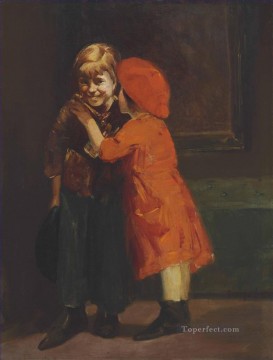 Impresionismo Painting - En la esquina George luks niños niño niños niño impresionismo
